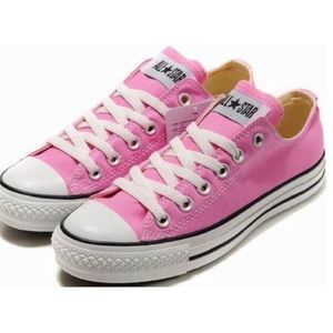 Pink Converse AllStar Low Tops